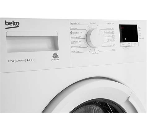 7137241200 Beko Wtb720e1w 7 Kg 1200 Spin Washing Machine White Currys Business