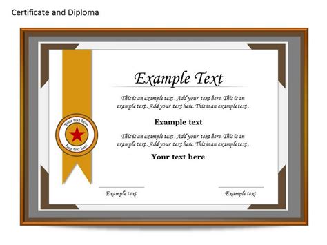 Certificate Template For Powerpoint Certificates Templates Free