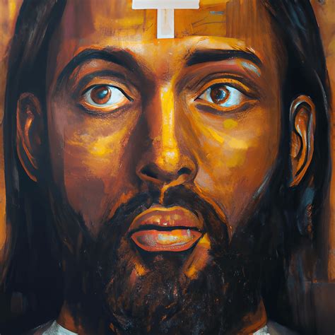 Portret Van Jblack Jezus Christus Creative Fabrica