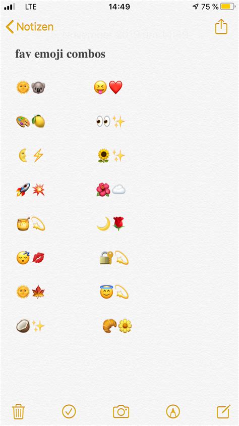 Cute Emoji Combos In 2020 Funny Emoji Combinations Emoji