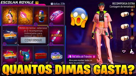 Gastando Diamantes No Free Fire Para Zerar O Novo Evento E Pegar A