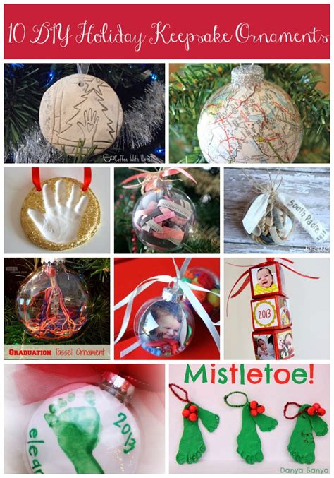 Ten Diy Holiday Keepsake Ornaments Bare Feet On The Dashboard