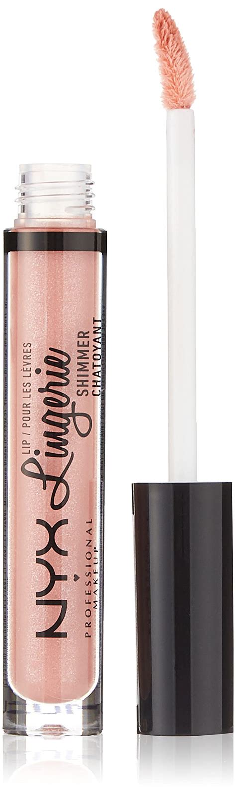 NYX PROFESSIONAL MAKEUP Lip Lingerie Shimmer Lip Gloss Spirit Nude Pink Walmart