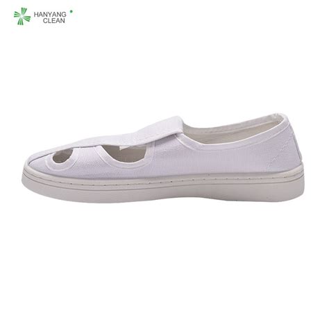 Cleanroom White Unisex Gender Pvc Sole Antistatic Esd Lab Shoe Medical Shoes For Pharmaceutical