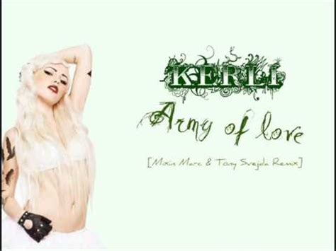 Kerli Army Of Love Mixin Marc Tony Svejda Remix Youtube