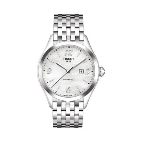 天梭 Tissot T Classic系列 精钢 自动机械机芯 女表 T0382071111700 小迈步海淘品牌官网