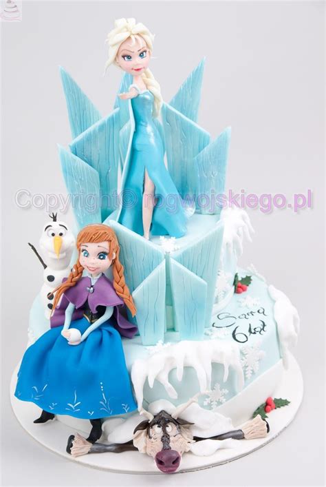 Tort Kraina Lodu Kraina Lodu Frozen Cake Tort Kraina Lodu Torty Dla