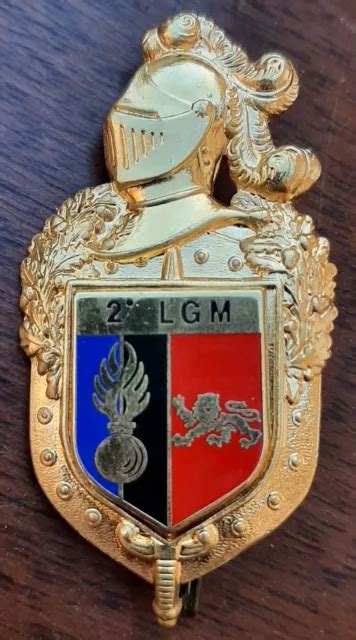 Insigne Lgm L Gion Gendarmerie Mobile Original Badge Vintage Eur