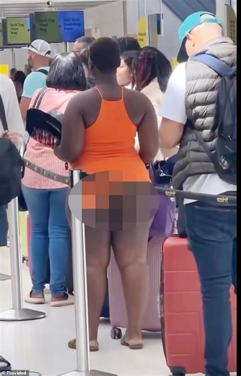 Woman NAKED From Waist Down Stuns Fellow Passengers As She Waits In