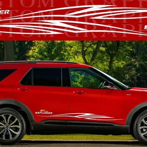 Ford Explorer Vinyl Decal Etsy