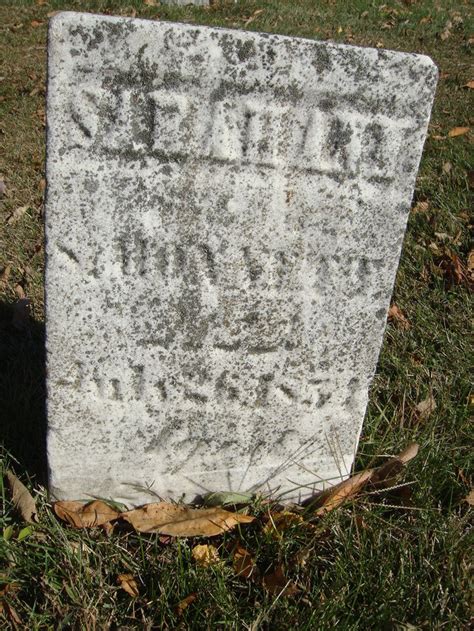 Sarah Ann Sally Larimore Monnett 1812 1854 Find A Grave Memorial