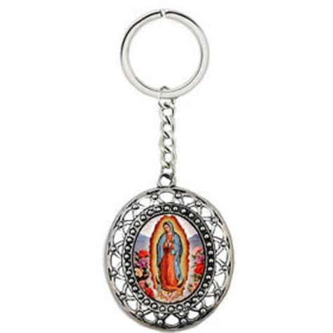 Our Lady Of Guadalupe Metal Keychain St Paul S Catholic Books Gifts