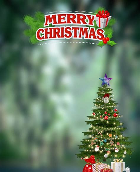 Merry Christmas Editing Background Hd K