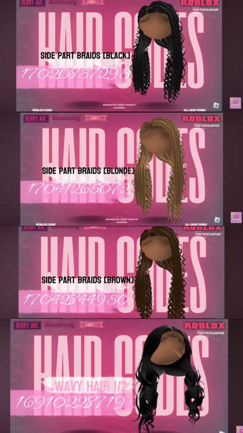 Baddie Roblox Hair Codes