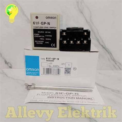 Jual Floatless Level Switch WLC 61F GP N AC220V OMRON Socket Shopee