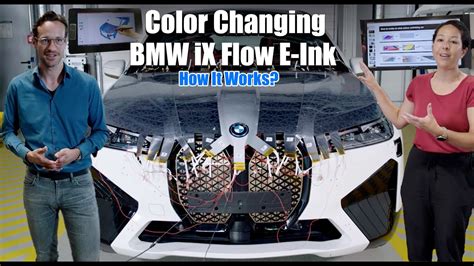 Color Changing BMW IX Flow E Ink How It Works YouTube