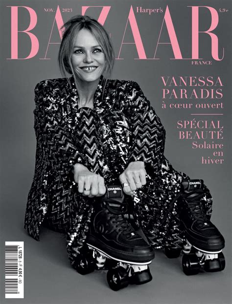 French Singer Vanessa Paradis Graces The Cover Of Harper S Bazaar