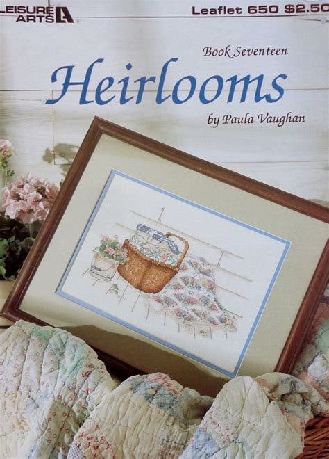 Counted Cross Stitch Pattern Heirlooms Paula Vaughan Vaughn By Etsy