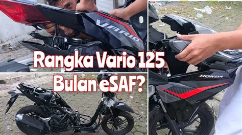 Bongkar Body Vario Setelah Bulan Pemakaian Rangka Vario