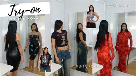 Fashion Haul Provando Muita Coisa Escolhendo Look Vestidos De Natal