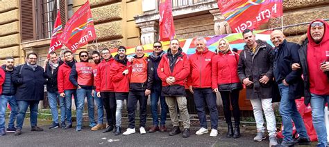 Marzo Sogin Presidio Davanti Al Mef Filctem Cgil Roma Lazio