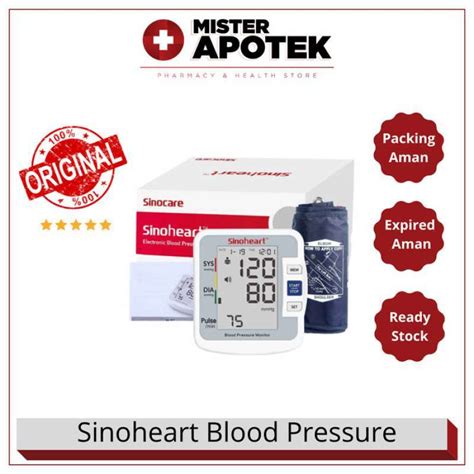 Promo Alat Cek Tensi Tekanan Darah Otomatis Blood Pressure Sinocare Ba