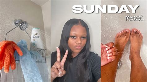 SUNDAY RESET VLOG SELF CARE SHOWER ROUTINE COOKING MORE YouTube