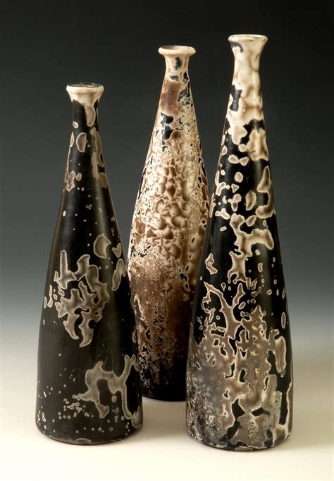 Naked Raku Bottles Jane Malvisi