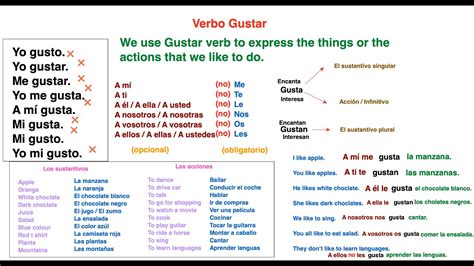 To Express Likes And Dislikes In Spanish Using Gustar Verb Youtube