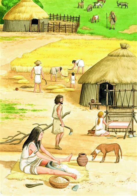 Neolithic Iberian village by Marcos Oliveira Ancient Egyptian Art ...