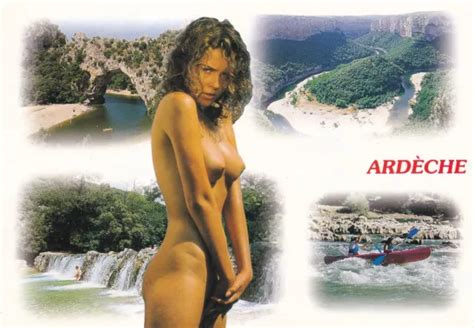 Carte Postale Postcard X Cm Ardeche Femme Nue Naked Woman Seins Nus