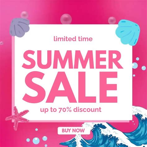 Plantilla De Summer Sale Postermywall