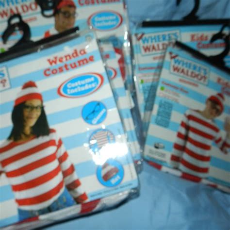 Elope Other Wheres Waldo Redwhite Striped Shirt Womens Wally