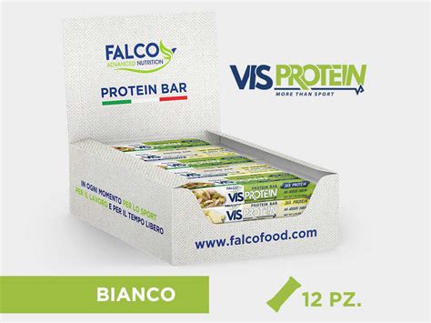 Box Vis Protein Bianco Barrette Proteiche Gusti Falcofood