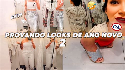 PROVANDO LOOKS DE ANO NOVO C A PARTE 2 YouTube