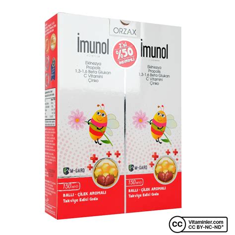 Orzax Imunol Urup Ml Li Paket Vitaminler