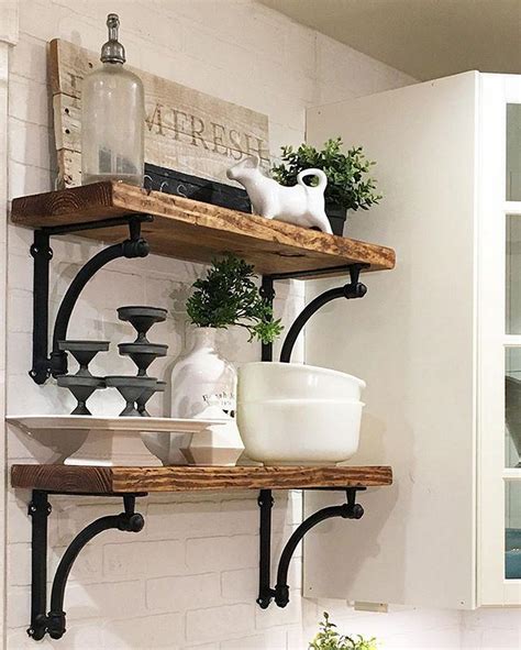 Majestic Easy Diy Farmhouse Kitchen Shelves And Organization Ideas