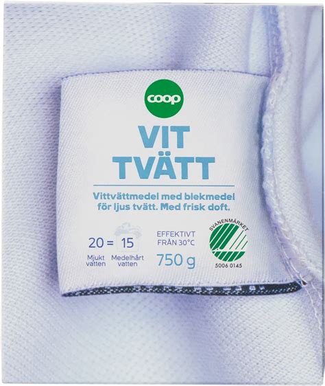 Tvättmedel Vit Coop 750g Jämför Pris And Handla Via