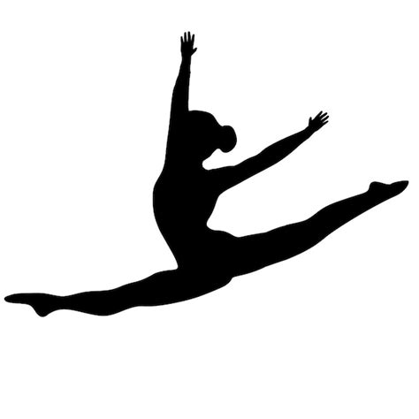 Gymnast Silhouette Svg Etsy Canada