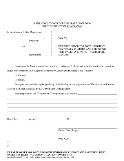 94 Free Temporary Guardianship Form Template Page 7 Free To Edit