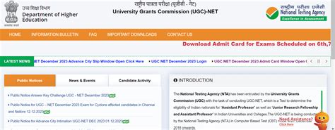 UGC NET 2023 Answer Key OUT Live Ugcnet Nta Ac In NET December