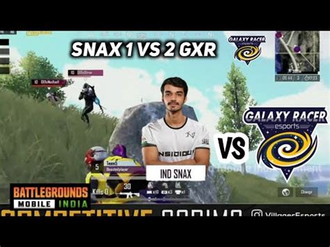 TeamIND Snax 1 Vs 2 Gxr Battleground Mobile India Moment Pubg