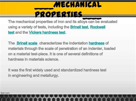 General properties of iron