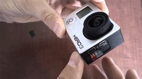 How To Put A Micro SD Card Into GoPro Hero 3 Camera YouTube