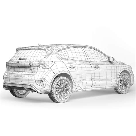 Ford Focus St Line 2020 3d Model By Podshyvalov