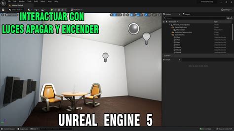 Como Interactuar Con Objetos Luces Encender Y Apagar Con Tecla Unreal