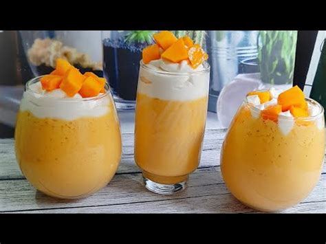 Resep Dan Cara Membuat King Mango Thai Drink Olahan Buah Mangga Ide