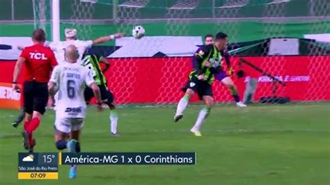 Vídeo Corinthians perde para o América MG pelas quartas da Copa do