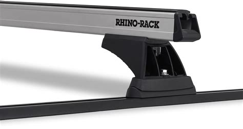 Heavy Duty Rch Trackmount Black 2 Bar Roof Rack Rhino Rack Au