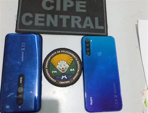 Cipe Central detém em Jaguaquara suspeito de invadir loja de celular e